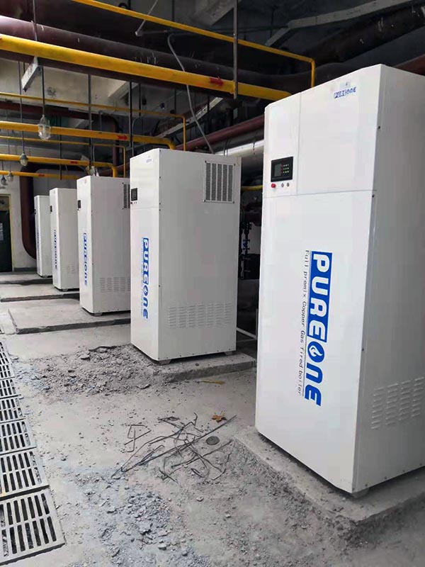 YH533388银河低氮铜管锅炉 两吨燃气低氮锅炉案例