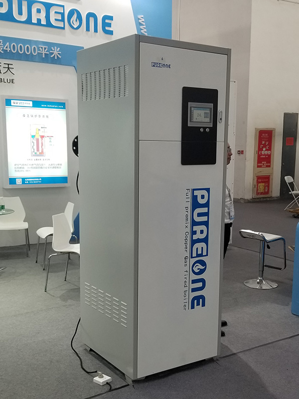 YH533388银河1吨低氮铜管锅炉配备物联网实时在线中文液晶控制器